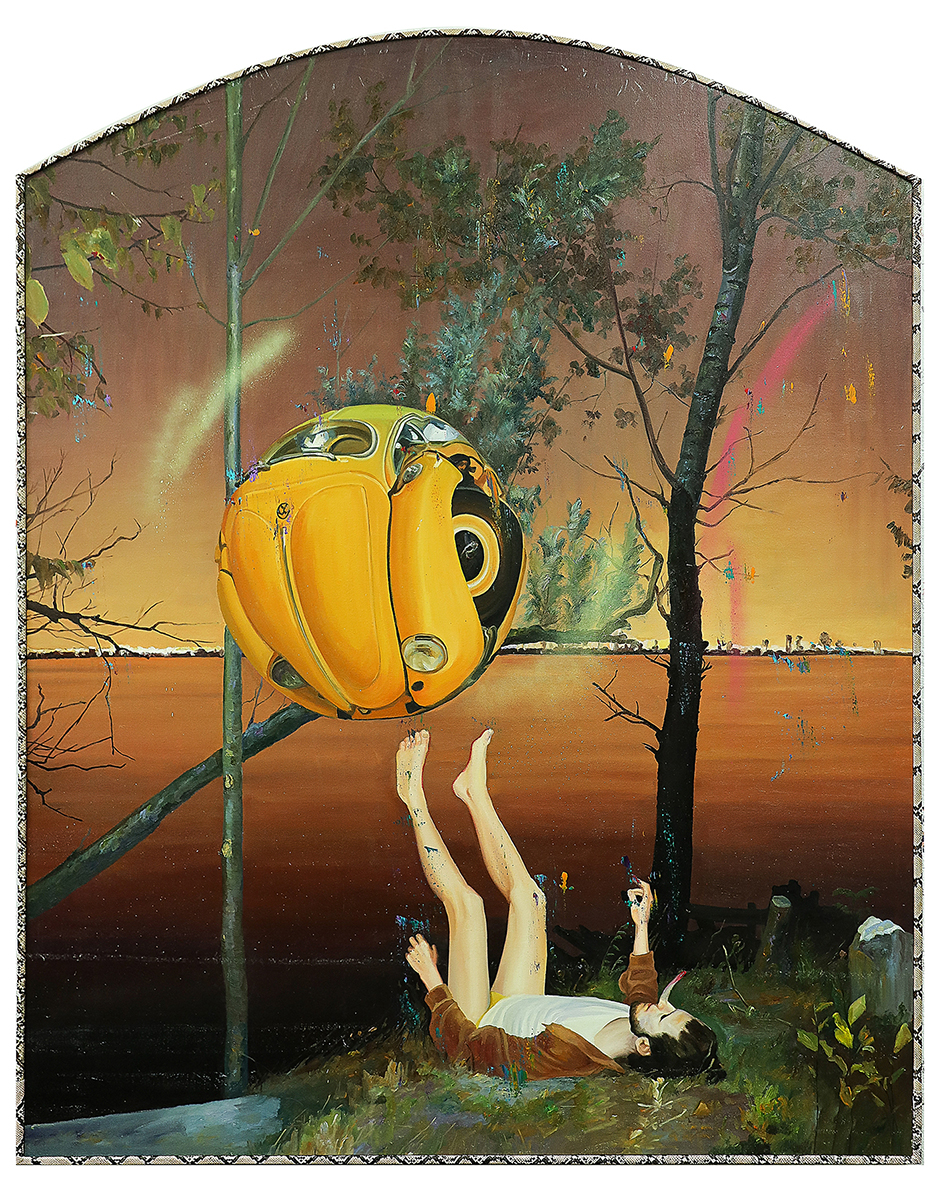 《生活道具-艺术岛》 160×200cm 布面油画 2021-2022